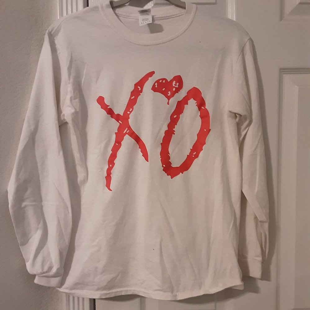 Unisex Long-Sleeve T-Shirt Xo Red The Weeknd small